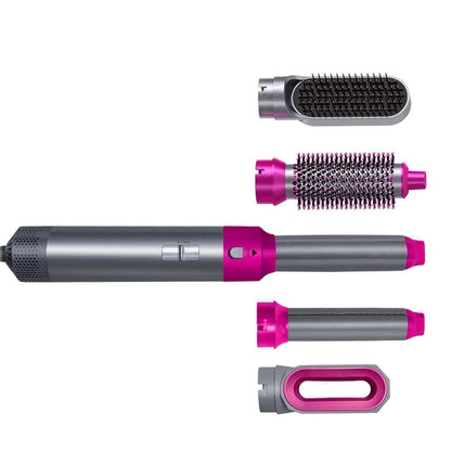 5-in-1 Professional Hair Styling Tool – Multi-Functional Detachable Hot Air Brush & Dryer - Stylemore