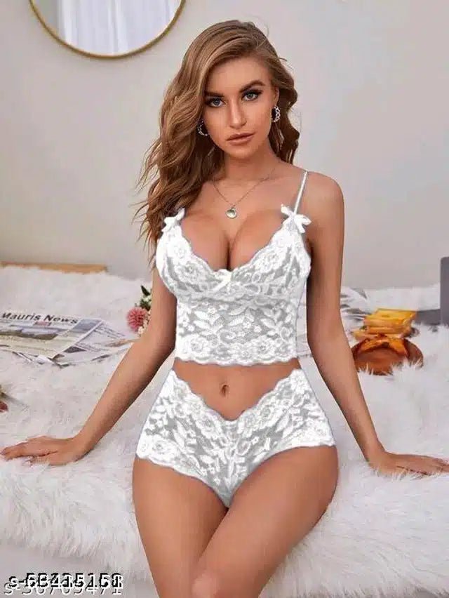 Babydolls for Women (White, Free Size) (Set of 1) - Stylemore