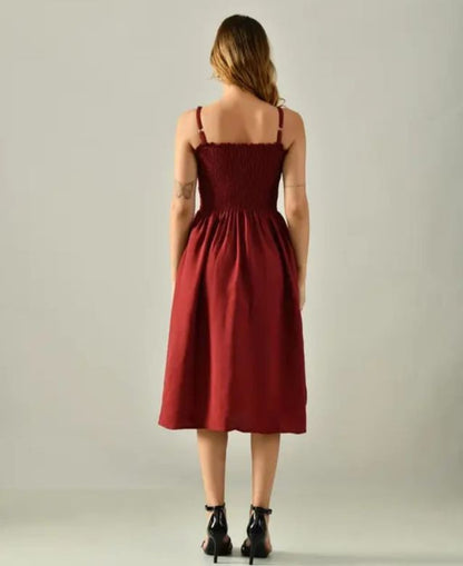 StyleMore™ Stylish Sleeveless Party Dress for Women