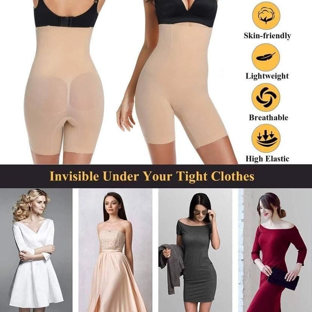 StyleMore™ 4-in-1 Tummy Tucker & Hi-Waist Body Shaper Shorts