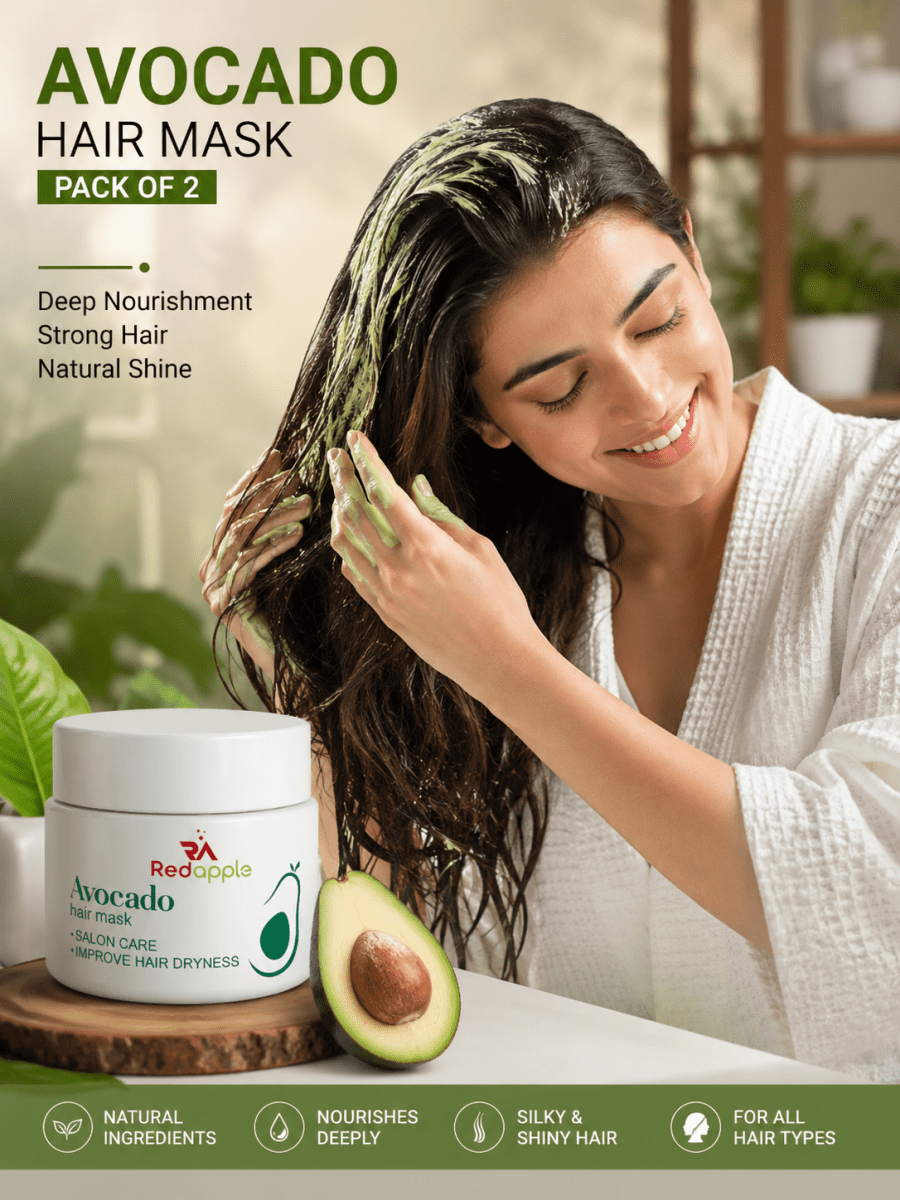 Premium Deep Nourishing Avocado Hair Mask (Pack of 2) - Stylemore