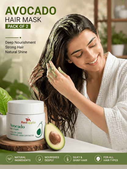Premium Deep Nourishing Avocado Hair Mask (Pack of 2) - Stylemore