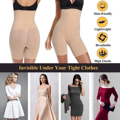 StyleMore™ 4-in-1 Tummy Tucker & Hi-Waist Body Shaper Shorts - Stylemore