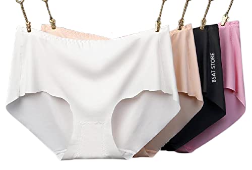 StyleMore™ Women's Ice Silk Seamless Briefs (Pack of 3) - Stylemore