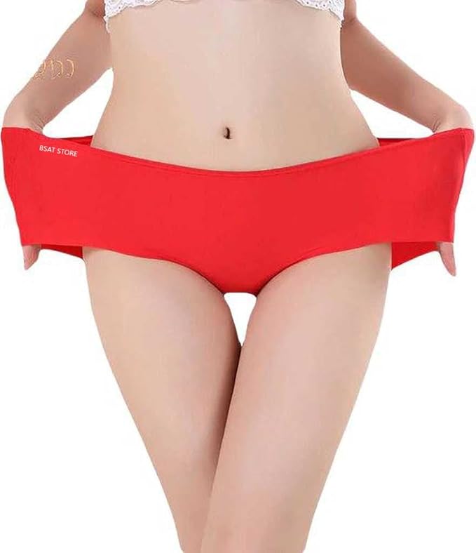 StyleMore™ Women's Ice Silk Seamless Briefs (Pack of 3) - Stylemore